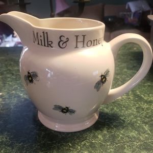 Vintage Arthur Wood Milk & Honey Pitcher with Bees Made in England